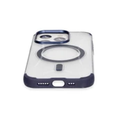 iPhone 15 Pro Hilton Magsafe Kapak - Lacivert thumbnail 3