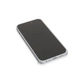 iPhone 15 Pro Max Metal Bumper Mat Kapak - Gri thumbnail 6