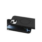 iPhone 15 Plus Regal Magsafe Standlı Kapak - Siyah thumbnail 4