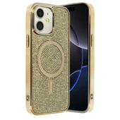 iPhone 11 Helen Magsafe Kapak - Gold thumbnail 1