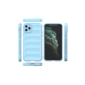 iPhone 11 Pro Max Kılıf Optimum Silikon - Sky Blue thumbnail 3
