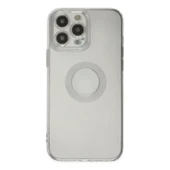 iPhone 13 Pro Max Kılıf Santa Lens Silikon - Şeffaf thumbnail 1