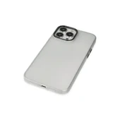 iPhone 13 Pro Max Kılıf Modos Metal Kapak - Şeffaf thumbnail 4