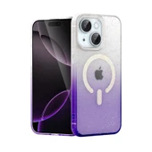 iPhone 14 Pummel Shiny Magsafe Kapak - Mor thumbnail 1