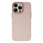 iPhone 13 Pro Max Kılıf Modos Metal Kapak - Pembe thumbnail 1