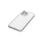 iPhone 15 Pro Max Metal Bumper Mat Kapak - Gri thumbnail 5