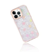 iPhone 14 Pro Max Lumi Desenli Kapak - Pembe thumbnail 4