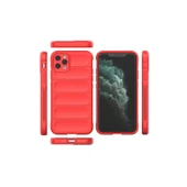 iPhone 11 Pro Max Kılıf Optimum Silikon - Kırmızı thumbnail 3