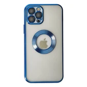 iPhone 12 Pro Kılıf Slot Silikon - Mavi thumbnail 1