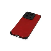 Xiaomi Mi 13 Pro Kılıf Loop Deri Silikon - Kırmızı thumbnail 4