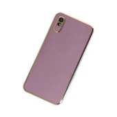 Xiaomi Redmi 9a Kılıf Volet Silikon - Mor thumbnail 3