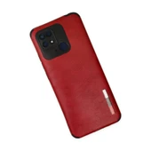 Xiaomi Redmi 10c Kılıf Loop Deri Silikon - Kırmızı thumbnail 2