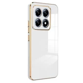 Xiaomi Mi 14t Pro Volet Silikon - Beyaz thumbnail 1