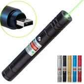 Fithome 100mw Desen Başlıklı Usb Şarjlı Yeşil Lazer Pointer thumbnail 1