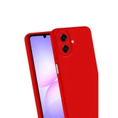 Samsung Galaxy A07 4g First Silikon - Kırmızı thumbnail 3