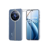 Realme 12 Pro Plus Kılıf Lüx Şeffaf Silikon thumbnail 2