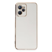 Realme C35 Kılıf Volet Silikon - Beyaz thumbnail 1