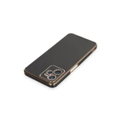 Realme C35 Kılıf Volet Silikon - Siyah thumbnail 3