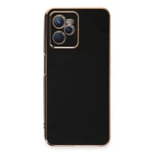 Realme C35 Kılıf Volet Silikon - Siyah thumbnail 1