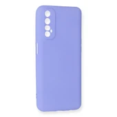 Realme 7 Kılıf First Silikon - Lila thumbnail 2