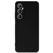 Realme C65 Kılıf First Silikon - Siyah thumbnail 1
