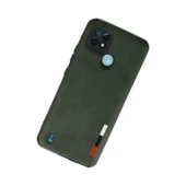 Realme C21 Kılıf Loop Deri Silikon - Yeşil thumbnail 2