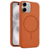 iPhone 11 Kılıf Jully Magsafe Kapak - Turuncu thumbnail 1