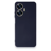 Realme C55 Kılıf First Silikon - Lacivert thumbnail 1