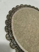 Vintage Kadife Masa Örtüsü 20cm thumbnail 4