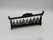 Vintage Çin Cloisonne Asma Çan Seti thumbnail 2