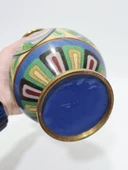 Antika Cloisonne Mini Vazo 23,50cm 016 thumbnail 5