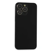 iPhone 15 Pro Max Pvd Metal Kamera Lens - Siyah thumbnail 2