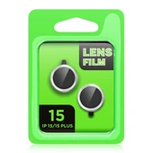 iPhone 15 Plus Raze Metal Kamera Lens - Pembe thumbnail 2