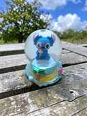 9cm-6cm  Işıklı Stitch Kar küre thumbnail 3