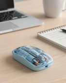 Mavi Kablosuz Mouse Bluetooth Ve Usb Çift Mod Bağlantılı thumbnail 1