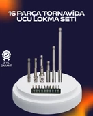 16 Parça Usta İşçilik Bits Takımı Vida Sökme Takma Set thumbnail 1