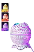 Yumurta Şeklinde Su Dalgalı Bluetooth Speaker Lamba Renkli Şarjlı thumbnail 5