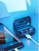 Powerbank Bluetooth Kulaklık M12 thumbnail 1
