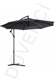 Antrasit, Bahçe Şemsiyesi Makaralı 300cm, 8 telli thumbnail 2