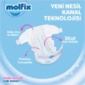 Molfix 3 Beden Bebek Bezi Mega Paket 140 Adet thumbnail 3