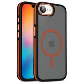iPhone 17E Winner Magsafe Kapak - Turuncu thumbnail 3
