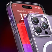 MCDODO PC-5331 iPhone 15 Plus Uyumlu MagSafe'li Şeffaf Kapak thumbnail 3