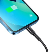 MCDODO CA-2261 Usb-ATo Lightning Data-şarj Kablosu 3a 1m Siyah thumbnail 3
