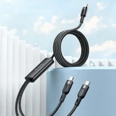 MCDODO CA-8780 2in1 100w Type-c To Lightning & Type-c Data-şarj Kablosu thumbnail 4