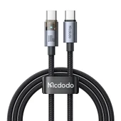MCDODO CA-5580 Type-c to Type-c 100w 1.2m Şeffaf Kablo thumbnail 1