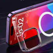 MCDODO PC-5331 iPhone 15 Plus Uyumlu MagSafe'li Şeffaf Kapak thumbnail 4