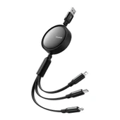 MCDODO CA-7256 3in1 Arada USB-A'DAN Lightning+micro+type-c Veri Kablosu 1.2m thumbnail 1