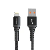 MCDODO CA-2261 Usb-ATo Lightning Data-şarj Kablosu 3a 1m Siyah thumbnail 1