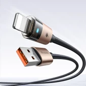 MCDODO CA-6911 USB A To Lightning Şeffaf Kablo 1.2m thumbnail 2