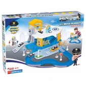 Dede 2 Katlı Polis Garaj Set Ve Mega Pist 03348 thumbnail 3